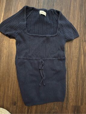 Hollister Navy Y2K top